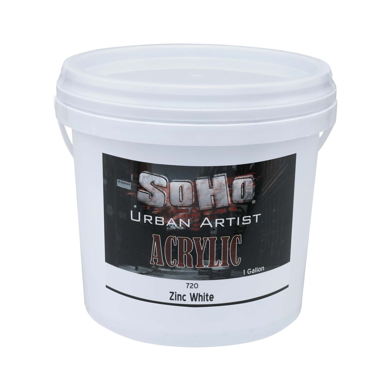 SoHo Urban Artist Heavy Body Acrylic Paint - 1 Gallon - Thick, Rich Color, Excellent Coverage, Professional Quality - Artists Acrylic Paint
